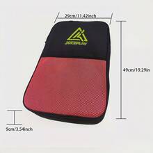 Joeyplay 全碳纤维网球拍套装（2支装），超轻高性能，含球拍包和2个网球，室内/室外便携式运动装备 - 紅和藍帶包帶兩球 - 查看 2