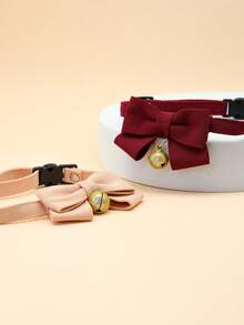 Adjustable Pet Bow Tie, Cute Pet Accessory, Cat Dog Collar With Safety Buckle, Suitable For Holidays And Daily Wear - Multicolor - View 4