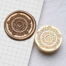 1 Stück 30mm Vintage europäischer Stil Blumen Fensterrahmen, Blume, Schmetterling flach geschnitzter massiver Messing Siegelstempel, geeignet zum Dekorieren von Umschlägen, Hochzeitseinladungen, Geburtstagseinladungen, Weinverpackungen, Briefpost, Weihnachtsgeschenke - 30MM - Übersicht 23