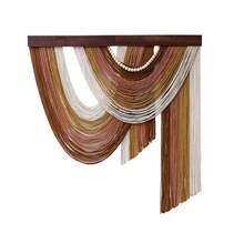 1 chiếc tranh treo tường macrame dệt thủ công phong cách Boho với họa tiết đường lượn sóng, phù hợp cho phòng khách và phòng ngủ, trang trí tối giản, thiết kế hiện đại, chất liệu vải dệt, phụ kiện trang trí. - Nhiều màu - Xem 16