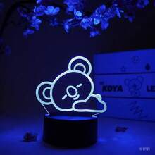 KOYA Lamp u2013 u2013 Lamp Figure Night, 16 Color RGB u2013 Remote, 3D Room Dcor UNISTARS - inicial - Ver 9
