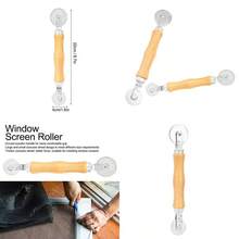 XISH Rodillo para mosquitero de ventana rodillo estriado manual de aleación de aluminio para instalar mosquiteros en ventanas puertas corredizas de mosquiteros mosquiteros para terrazas - como en la foto - Ver 8
