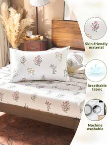 Fronha estampada (1 ou 2 unidades), sem enchimento, feita de tecido de fibra de poliéster macio e agradável ao toque, ideal para uso diário. Confortável e perfeita para sala de estar, quarto, área externa e decoração de sofá. Estampa floral. Certificação Oeko-Tex. - Multicolorido - Ver 9