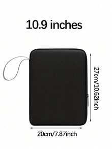 便携式平板电脑保护套，适用于 10.9 英寸 / 12.9 英寸 iPad，防水、防刮，带笔槽，笔记本电脑/电脑/单肩包，Ins/Y29k 风格，便携式，女士/男士/女孩/男孩/女性/男性，可爱防水防震/防水包，轻便简约，带电脑隔层，大容量，学校办公室，女士工作通勤，多功能