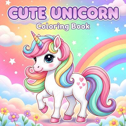 1pc UNICORN Coloring Book For Adults And Teens, Super Cute Designs Of Cozy, Hygge Spaces For Relaxation.Release Emotions And Relieve Anxiety | Ideal Gift For Holidays And Special Occasions Back To School Gifts Toys For Girls And Boys Teen Kids Toys Colouring Book