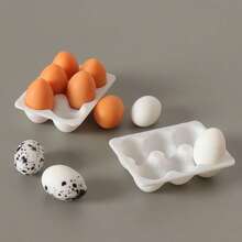 13pcs/Set Miniature Dollhouse Kitchen Scene Accessories, Realistic Frying Pan & Egg Toy, DIY Props - Multicolor - View 9