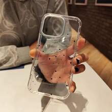 Funda creativa para teléfono Funda de teléfono: Transparente a prueba de golpes con diseño de estrella y corazón para Apple  15 Pro Max, compatible con  11, 12, 13, 14, 15, 16, 17 Pro/Pro Max,  X, XS, XR, XS Max, 7, 8, 7 Plus, 8 Plus, funda suave a prueba de golpes para chicas y mujeres - 1 pieza - Ver 5