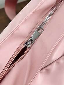 1pc Women Oxford Cloth Tote Bag, Large Capacity Fashion Versatile Shoulder Bag, Work Commute Crossbody Bag, Korean Style