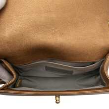 CHANEL Authenticated  PRE-OWNED Small Quilted Metallic Lamb-Skin Interwoven CC Boy Flap Bag - 棕色 - 查看 4