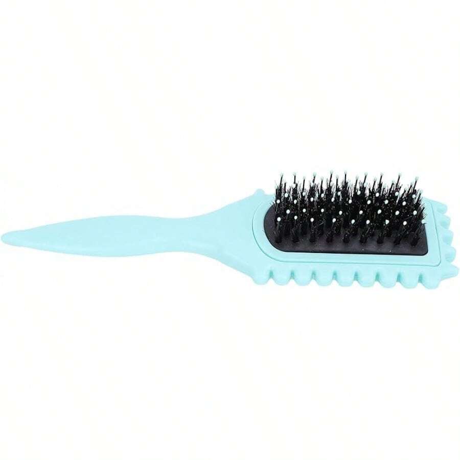 Cepillo de Pelo Cepillo de Peinado Cerdas Suaves Ergonómico para el Secado Shaping Home Salon - Verde - Ver 1
