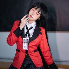 Compulsive Gambler Yumeko Jabami Cosplay Costume High School Uniform - Costume - View 5