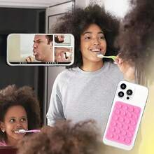 3/4 قطعة حامل هاتف لاصق من السيليكون، حامل هاتف لاصق من السيليكون مانع للانزلاق، حامل هاتف، ملحق هاتف بدون استخدام اليدين، حامل سيلفي وفيديو، 1/2/5/10/50/100 قطعة، ملحق هاتف متعدد الوظائف، مناسب لجميع الموديلات - متعدد الألوان - مشاهدة 5