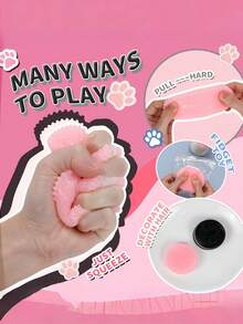 Sticky Cookie Squishies Taba Taba Squishy Desktop Reliever Gadgets Stress Relief Toys Squezze Stress-Relieving Toys Unique Adults Taba Squishy Deck Stress Balls Adults Fidgets Birthday Gifts Party Favors - Multicolor - View 10