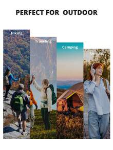 CAMEL CROWN 男女通用运动腰包，跑步手机袋，多功能超薄隐形腰带 - 卡其色 - 查看 6