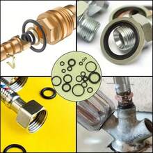 225pcs O-Ring Assortment - Oil & Water Resistant Rubber Gaskets, Suitable For Various Sizes Of Automotive And Mechanical Applications - Multicolor - View 8