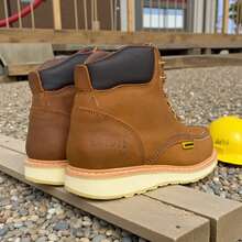 BOTAS CALZADO INDUSTRIAL DE CALIDAD DIELECTRICA CASCO POLIAMIDA SUELA DOBLE DENSIDAD - Camel - Ver 5