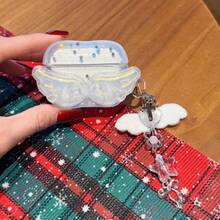 Ins风树脂翅膀无线蓝牙耳机保护套，兼容苹果4/3/Pro/Pro2/Pro3，防摔蓝牙耳机保护套，带翅膀吊坠 - 翅膀+掛飾 - 查看 6