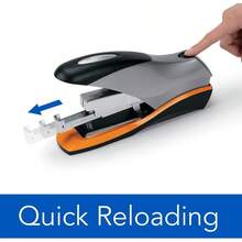 XISH Swingline Optima 70 esfuerzo reducido grapadora de escritorio 70-capacidad de hojas sin atascamientos plata empaquetado al por menor S7087870 - 70 hojas+ Moderno compacto - Ver 4