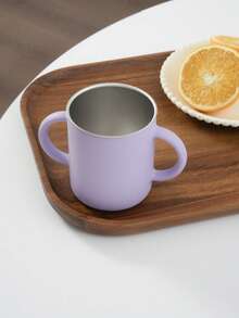 1pc Personalized Customization Name And Pattern Silicone Cup With Detachable Stainless Steel Inner Cup Two-In-One Kids Drinking Cup Children Tableware - Multicolor - View 13