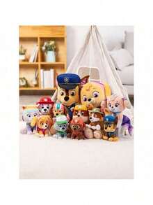 Spin Master 汪汪队立大功主题毛绒玩具，6英寸毛绒动物，包含Chase/Rocky/Skye/Tracker/Everest//Liberty/Zuma/Rubble等角色，可爱毛绒玩具，适合3岁及以上儿童 - B - 查看 7