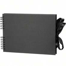 80页牛皮纸剪贴簿，适用于婚礼宾客签名册、周年纪念相册、礼物、毕业纪念品、家庭DIY剪贴簿、手工纸DIY、圣诞节、感恩节、新年礼物 - 彩色 - 查看 1