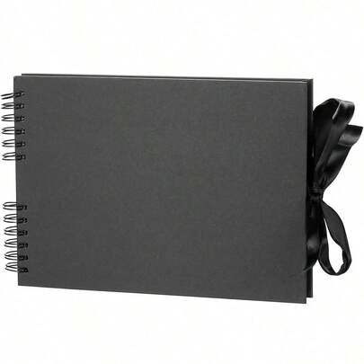 80 Pages Kraft Paper Scrapbook, Suitable For Wedding Guest Book, Anniversary Album, Gift, Graduation Memento, Family DIY Scrapbook, Handmade Paper DIY, Christmas, Thanksgiving, New Year Gift