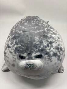 1pc Realistic Plush Seal Stuffed Animal Doll, Soft Cuddly Doll, Children's Comfort Companion Pillow, Therapeutic Stress Relief Doll, Aquarium Souvenir, Birthday/Christmas/Valentine's Day Gift - Multicolor - View 20