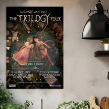 Framed Melanie Poster Martinez Music Tour Vintage Trilogy Cover Music Posters For Room Aesthetic Canvas Wall Art Bedroom Decor 2D - Framed(有框框的) - 查看 3