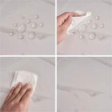 Clear Vinyl Tablecloth Protector Waterproof/Oil-Proof PVC Table Cloth Transparent Sheet Table Cover 60'' X 108'' Rectangular - Pattern B+60" X 60" (Square) - View 6