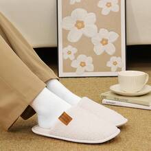 TendenciaLISAPRO Pantuflas Mujer Comodas, Zapatillas Peludas de Casa, Suaves y Cálidas, Pantuflas de Algodón, Forro con Interior Afelpado, Antideslizante, Pantuflas Inviernos para Interiores y ExterioresCalidad premium - Blanco - Ver 4