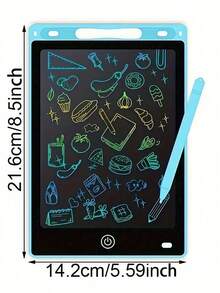 3 Sizes! 12/10/8.5 Inch Kids LCD Writing Tablet - Stylus Pen + Erasable Screen, Educational Toy, Birthday/Holiday Gift - Multicolor - View 12