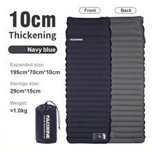 PACOONE Ultralight Self-Inflating Air Mattress Thicken Sleeping Pad Splicing Inflatable Bed Beach Picnic Mat Camping Tent Air Cushion - Multicolor - View 9