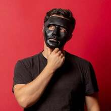 Accesorio Máscara de Asesino Anonimo de Plástico Rígido con Elástico Jabbawockeez Disfraz Terrorifico Fiesta de Halloween Cosplay Costume GRUPO CARNAVALLIA - / - Ver 4