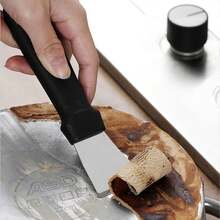 1 Set 304 Stainless Steel Scraper Tools - Multipurpose Cleaning Spatula, Suitable For Refrigerator Defrosting, Floor Cleaning And Home Decor