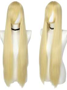 Universal Cosplay Wig Synthetic Heat Resistant Fiber Wig 40 Inch/100cm Long Straight Fashion Women's Costume Wig (Red) - Multicolor - View 26