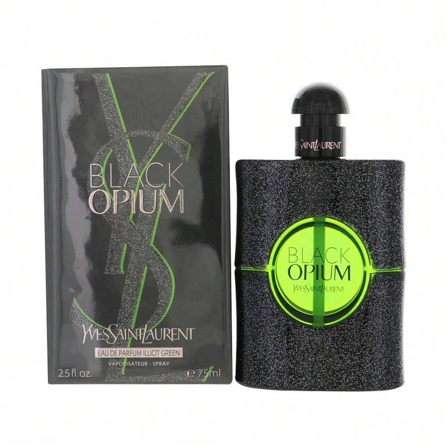 YSL Black Opium By Yves Saint Laurent - 花卉印花 - 查看 1