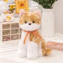 30厘米/11.81英寸可爱逼真猫咪毛绒玩具，栩栩如生的填充动物，柔软可爱的抱枕，灰黑色小猫抱枕，儿童生日礼物，宠物玩具，男孩女孩家居装饰，房间装饰，圣诞节和感恩节礼物 - 彩色 - 查看 6