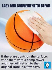 Quiet Basketball, Foam Basketball, Indoor Training Quiet Ball, Quiet Foam Indoor Training Ball, Suitable For Various Indoor Activities, Thanksgiving, Christmas And Halloween Gifts - Multicolor - View 6