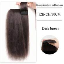 女士高额假发，带海绵衬里，隐形蓬松顶部假发，两侧加厚以增加发量，适合日常化妆和佩戴饰品。 - 彩色 - 查看 19