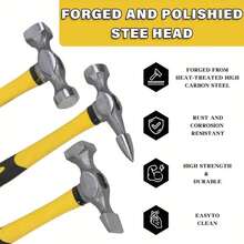 7Pcs Craft Panel Beating Kit Panel Beating Hammer And Dolly Set Hammers Set For Car Auto Body Panel Repair With Storage Case - 7-piece Set - View 5