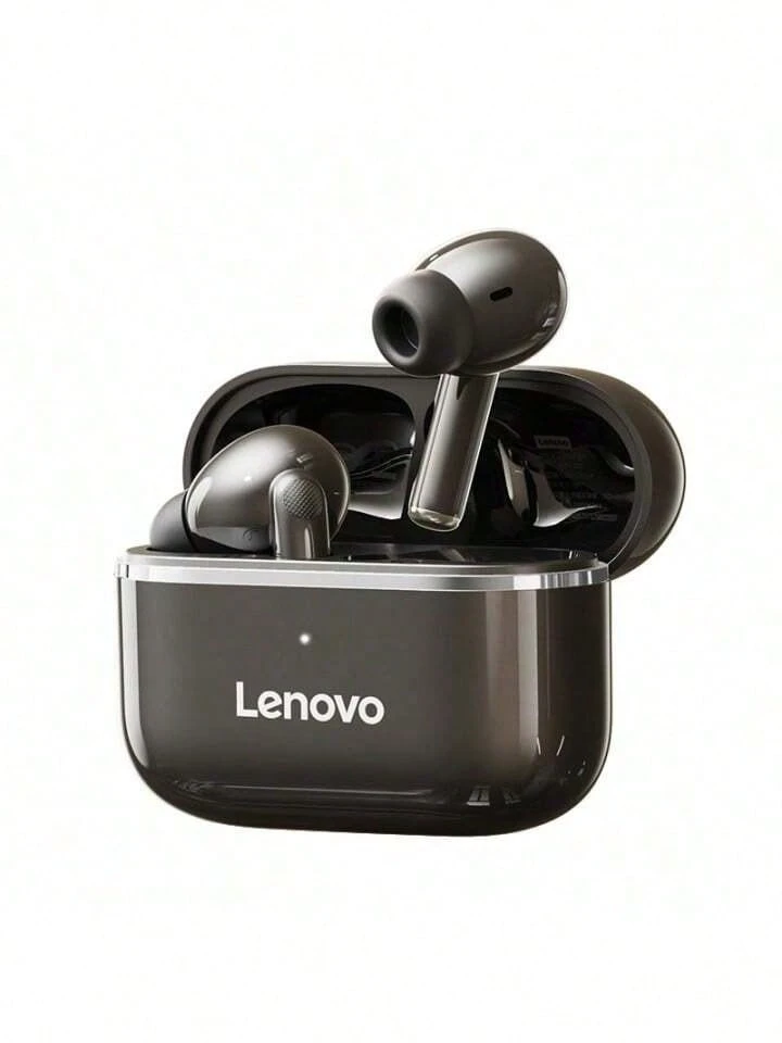 Lenovo EA230-5.4 蓝牙耳机:入耳式降噪、低延迟、高清通话、立体声、兼容多种设备 - 黑色 - 查看 1