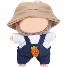 Cute Clothes Set - Kawaii Outfit with Bucket Hat, - Shirt Overalls - Accessories - inicial - Ver 2
