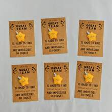 最佳团队卡、星形口袋拥抱卡、感谢礼物、感恩卡、星形钥匙扣、支持礼物、感谢礼物、母亲节礼物、独特生日礼物、返校礼物 - 彩色 - 查看 6