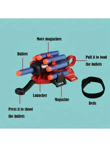 蜘蛛网射击游戏玩具，富有想象力的乐趣，适合聚会和派对 - 创意游戏时间，多种颜色，学习玩具，降临节日历男孩，足球礼物男孩 - 彩色 - 查看 7