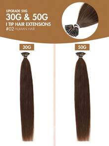 12-22 Inch Remy Human Hair I-Tip Extensions, Easy To Style, Cold Fusion, Pre-Bonded, Real Hair, Long-Lasting, Soft & Natural, Portable For Travel & Daily Styling - Multicolor - View 5
