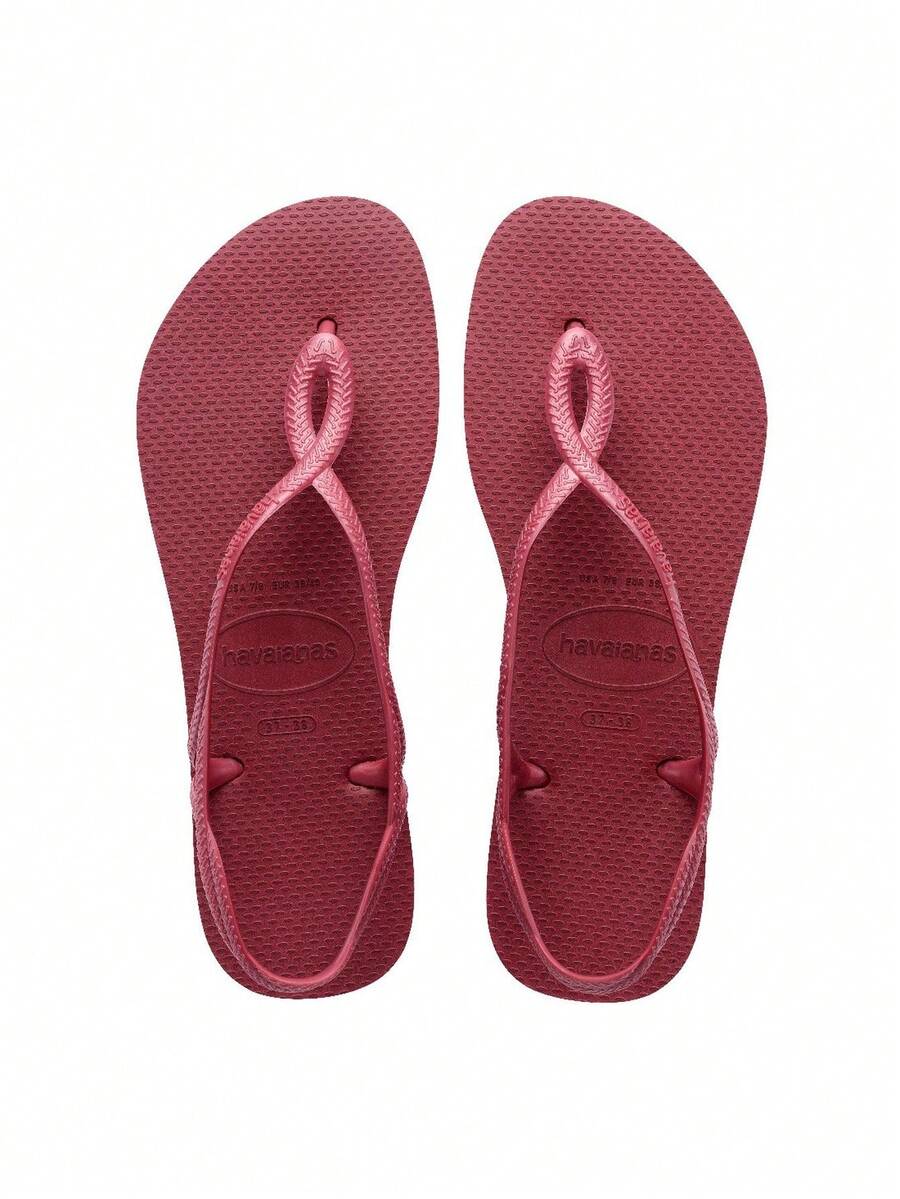 HAVAIANAS 4129697 - Eleganti Infradito Donna 35/36, 37/38, 39/40, 41/42, Colore Granato - Stile Atemporale e Resistente - Realizzate con Tiras in 100% PVC e Suola in 100% Gomma, Offrono Comfort e Durabilità Eccezionali - Ideali per Ogni Stagione, Perfette per il Look Estivo SS25 - Disponibili in Varie Misure per un Fit Perfetto - Aggiungi un Tocco di Colore e Eleganza al Tuo Outfit Casual con Queste Infradito Versatili e Alla Moda, Ottime per Passeggiate in Spiaggia o in Città. - 9339-Granate - Visualizzare 1