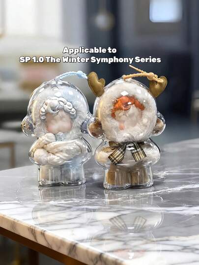 Brand New Protective Case, Suitable For 1.0 Winter Symphony Series Dolls, 2.0 Garden Of Light Series Dolls, And 3.0 Sleepless Theater Series Dolls. Dust-Proof, Portable And Washable, Lightweight And Compact, Can Be Used For Displaying And Collecting Dolls (Case Only, Dolls Not Included). A Perfect Holiday Gift For Family, Friends And Classmates.