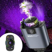 W&O Car Acessesories With 3-In-1 Multifunctional Car Charger: Perfume Diffuser, Purple Starry Sky Light & Dual 80cm Retractable Cable Charger – Durable Design, Perfect Christmas/Birthday Gift For Car Lovers. - ánh sáng xanh - Xem 6