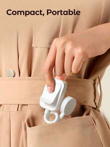 1pc Black/White Clip-On Book Light, Eye-Caring Reading Lamp, 3 Color Temperatures, Dimmable, Mini Portable Clip-On Reading Light (Battery Not Included), Book Light, Reading Lamp, Fun Gift, Gift For Book Lovers, Book Accessories, Bedroom Light - Mini Book Clip Light - View 5