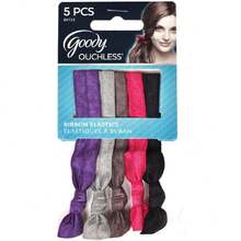 Ouchless Ribbon Elastics, 5 count,36744291 - Multicolor - Ver 1
